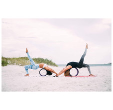 Clever Yoga® Extra Wide Yoga Wheel with Double Padding product image