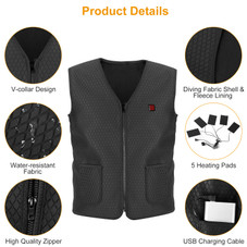N'Polar™ 5-Zone Heated Vest (Power Bank Required) product image