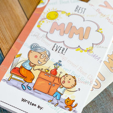 Best Grandpa/Grandma Ever Book, Written by Your Child! product image