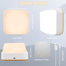 USB-Rechargeable Dimmable Bedside Touch Night Light product image