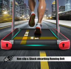 SuperFit™ 2.25HP 2-in-1 Dual Display Folding Treadmill product image