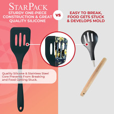 6-Piece Large Silicone BPA-Free Non-Stick Utensil Set product image