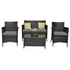 Rattan Outdoor 4-Piece Patio Furniture Set product image Rattan Outdoor 4-Piece Patio Furniture Set product image