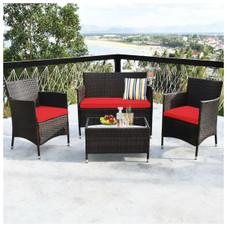 Rattan Outdoor 4-Piece Patio Furniture Set product image