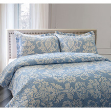 Blue Medallion 3-Piece Quilt Set product image