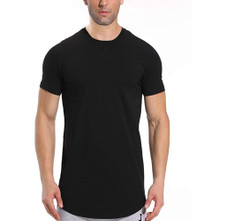 Men's Short-Sleeve Longline Crew Neck T-Shirts (2-Pack) product image