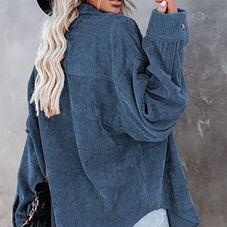 Women's Slouchy Oversized Corduroy Shirt Jacket  product image