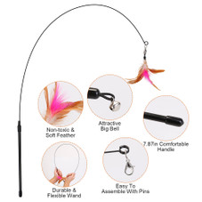 Cat Feather Wand Toy product image