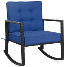 Outdoor Cushioned Rattan Rocking Chair product image