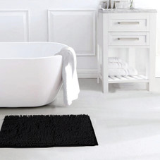 17" x 24" Slip-Resistant Shag Anna Chenille Soft & Absorbent Bath Mat product image