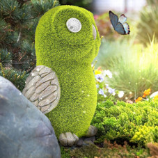 Garden Statue of Owl with Solar Light Eyes product image