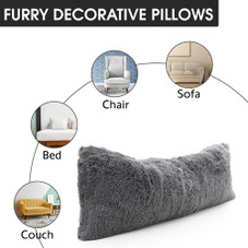 Ultra Cozy 20" x 54" Faux Fur Body Pillow product image
