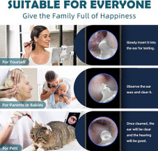 AIRE™ Ear Wax Removal Kit with 1080P FHD Wi-Fi Ear Camera product image