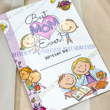 Fill-in-the-Blank Best Mom Ever Paperback Book, Written by Your Child! product image