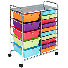 Rolling 15-Drawer Storage Cart product image