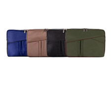 Crescent 14" Nylon Laptop Sleeve with Leather Accents  product image