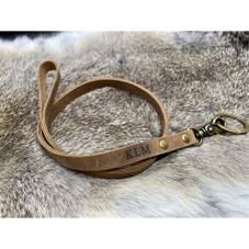 Personalized Leather Lanyard product image