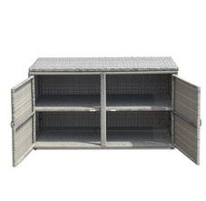 Rattan 88-Gallon Garden Patio Storage Box product image