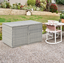 Rattan 88-Gallon Garden Patio Storage Box product image