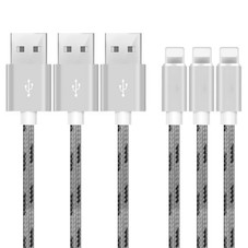 10-Foot Camo Braided MFi Lightning Cable (3-Pack) product image