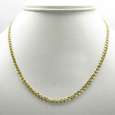 10K Yellow Gold 3.5mm Cuban Chain product image