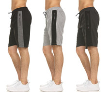 Men's Moisture-Wicking Shorts with Zipper Pockets (3-Pack)  product image