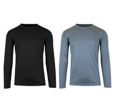 Men's Long Sleeve Moisture Wicking Performance Tee (2-Pack) product image