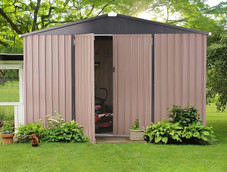 Outdoor Metal Storage Shed (7' x 7' or 10' x 8') product image