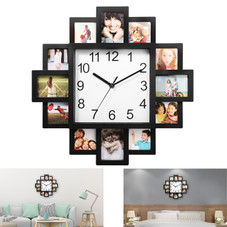12-Picture Photo Frame Clock   product image