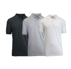 Men's Slim Fit Pique Polo Shirts (3-Pack) product image