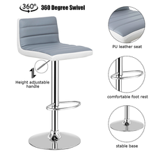 Adjustable Height Swivel Bar Stools (Set of 4) product image