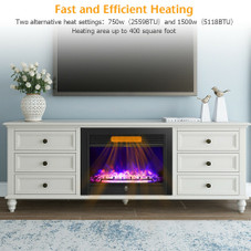 Electric 28.5" Insert Fireplace  Heater with Remote Control product image