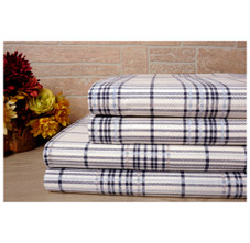 Bibb Home® 4-Piece Printed Cotton Flannel Sheet Set product image
