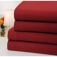 Bibb Home® 100% Cotton Solid 4-Piece Flannel Sheet Set product image