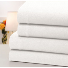 Bibb Home® 100% Cotton Solid 4-Piece Flannel Sheet Set product image