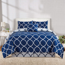 5-Piece Reversible Microfiber Bed Comforter Set product image 5-Piece Reversible Microfiber Bed Comforter Set product image