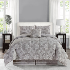 5-Piece Reversible Microfiber Bed Comforter Set product image 5-Piece Reversible Microfiber Bed Comforter Set product image