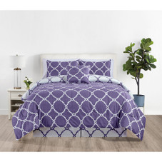 5-Piece Reversible Microfiber Bed Comforter Set product image 5-Piece Reversible Microfiber Bed Comforter Set product image