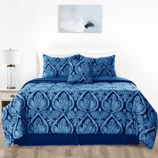 5-Piece Reversible Microfiber Bed Comforter Set product image 5-Piece Reversible Microfiber Bed Comforter Set product image
