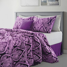 5-Piece Reversible Microfiber Bed Comforter Set product image 5-Piece Reversible Microfiber Bed Comforter Set product image
