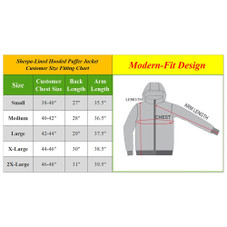 Men's Sherpa-Lined Hooded Puffer Jacket product image