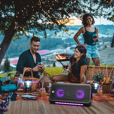 Altec Lansing Shockwave Wireless Party Speaker with LEDs & Microphone product image