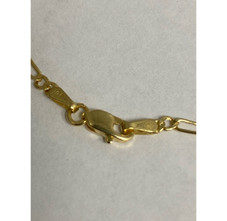10K Gold Italian 1.5mm Figaro Chain Necklace product image