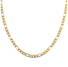 10K Gold Italian 1.5mm Figaro Chain Necklace product image