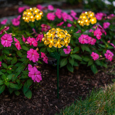 FLORALITES: Solar LED Metal Flower Décor Stake Light (1- to 3-Pack) product image