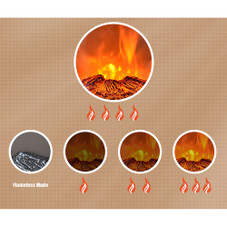 1500W Electric Fireplace Tabletop Portable Space Heater with 3D Flame product image