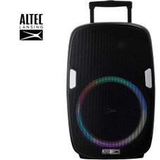Altec Lansing SoundRover Wireless Trolley Speaker with Microphone & Lights    product image