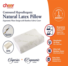 Cheer Collection Foam Pillow With Bamboo Cover product image