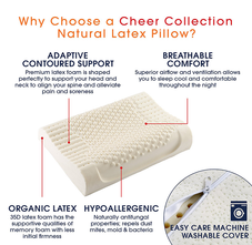 Cheer Collection Foam Pillow With Bamboo Cover product image