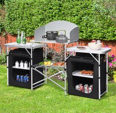 Folding Portable Aluminum Camping Grill Table product image